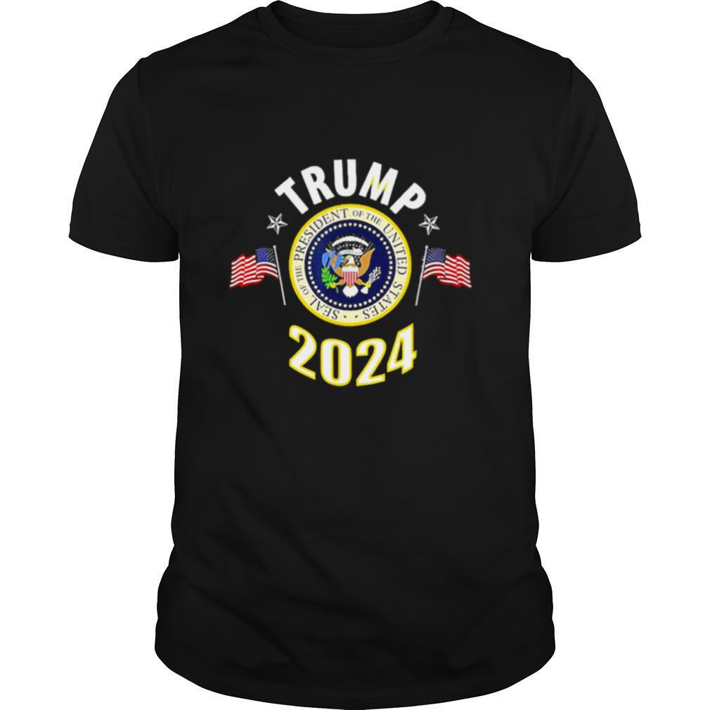 Trump 2024 Presidential Seal Flag Us shirt