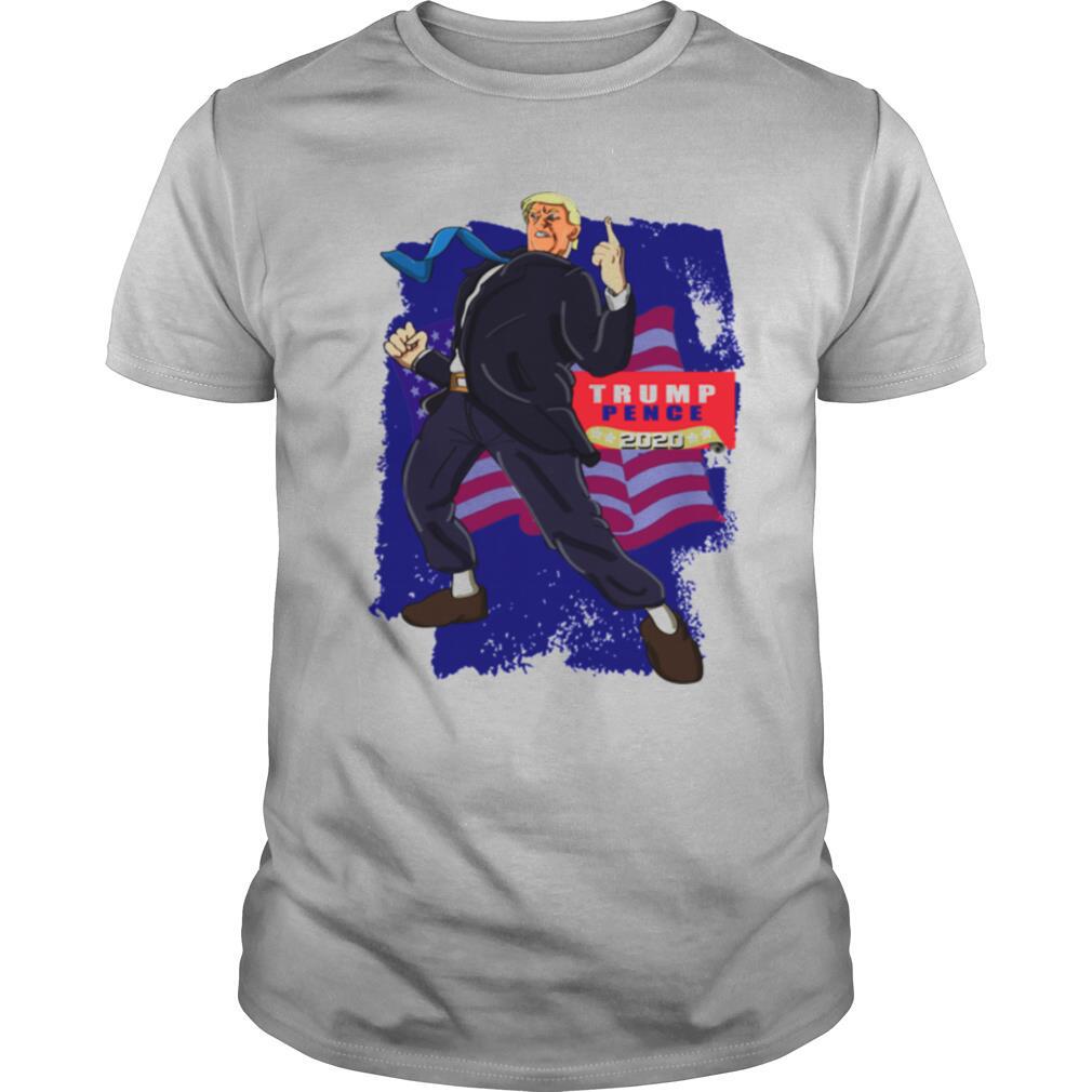 Trump Pence 2020 American Flag shirt