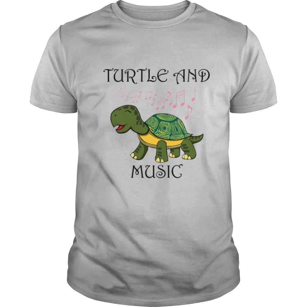 Turtle and Music Singing Tortoise Musician shirt
