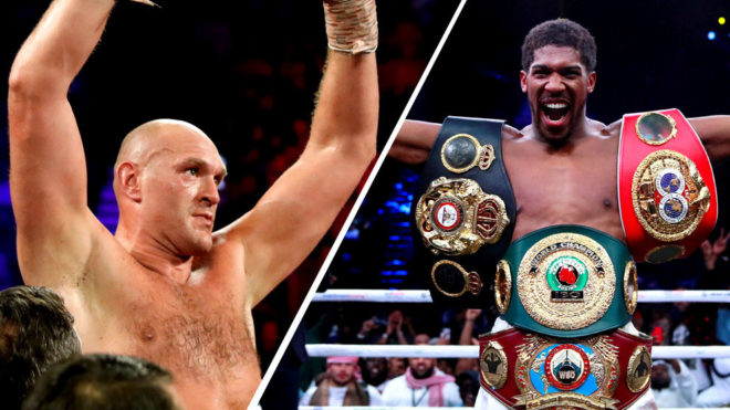 Tyson Fury responds to Anthony Joshua Im only interested in smashing your face
