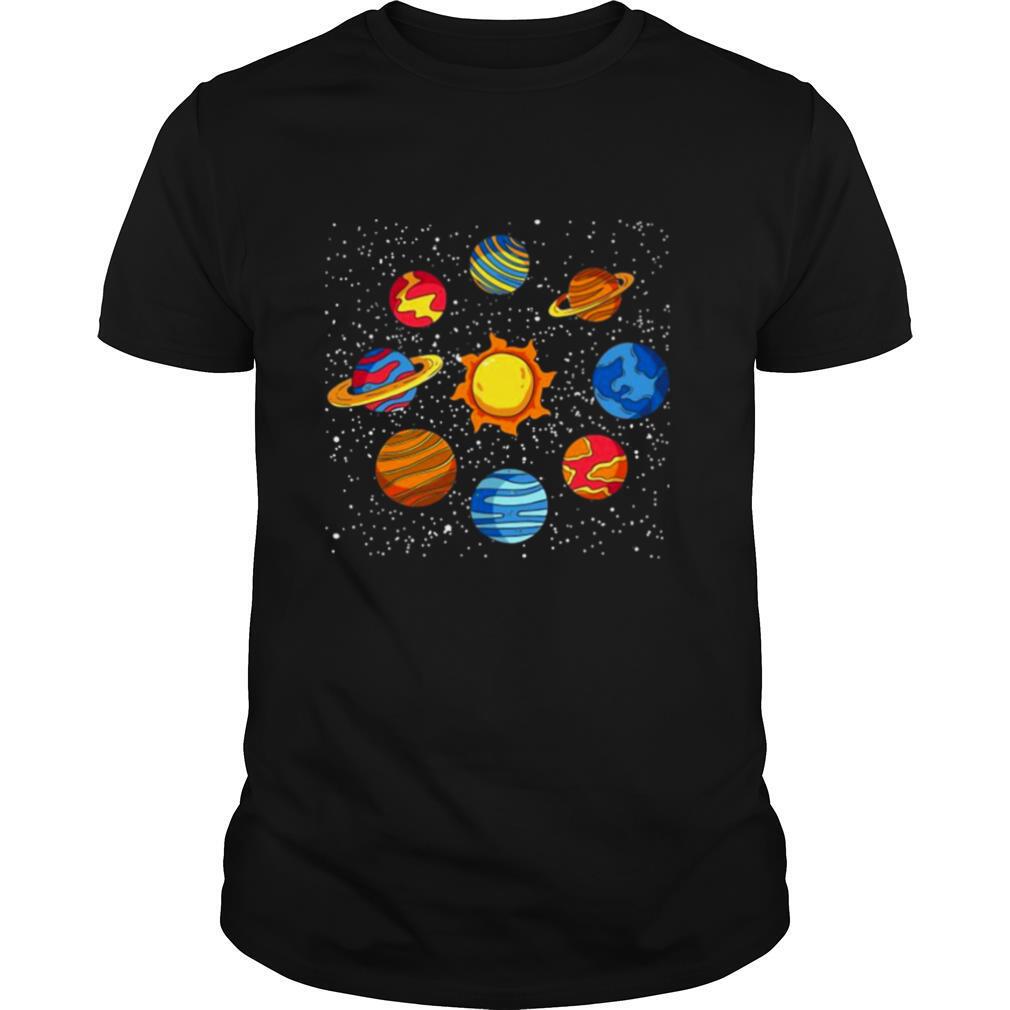 Universe Planets Gift Idea Science Lover Astronomy shirt