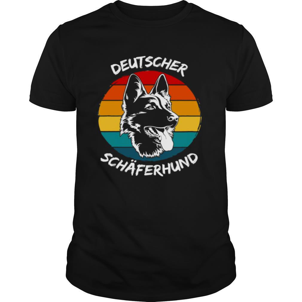 Vintage Deutscher Schäferhund Dog Funny shirt