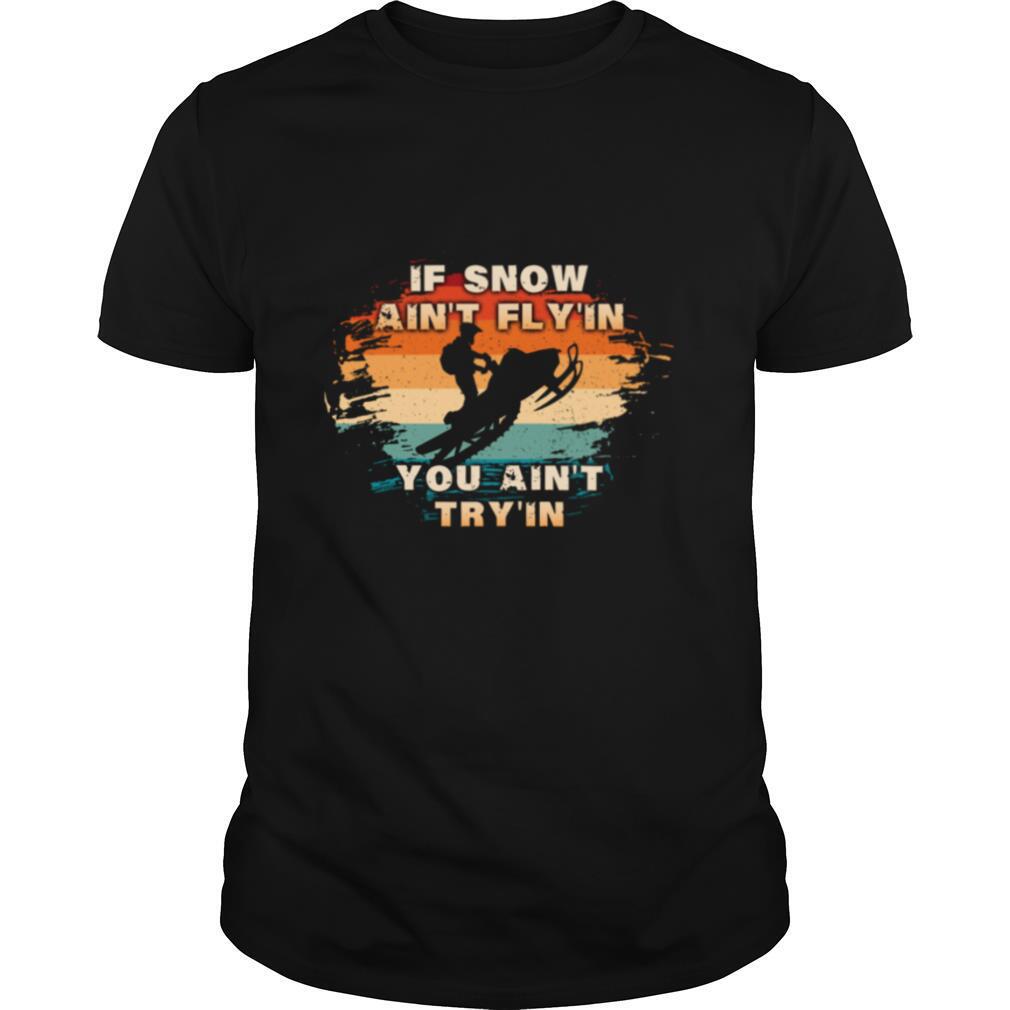 Vintage Snowmobiling For Snowmobilers Snocross shirt