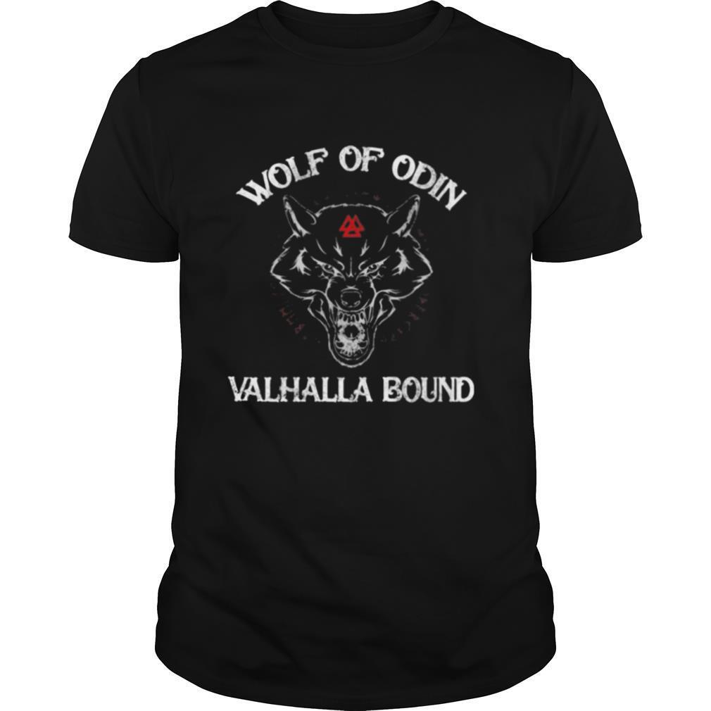 Wolf Of Odin Valhalla Bound Symbol shirt