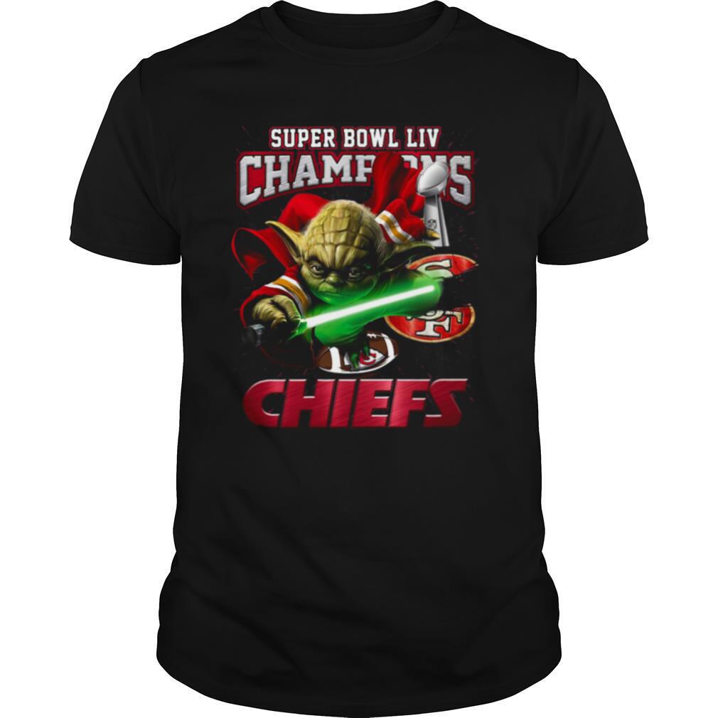 Yoda Super Bowl LIV Champions Kansas City Chiefs shirt