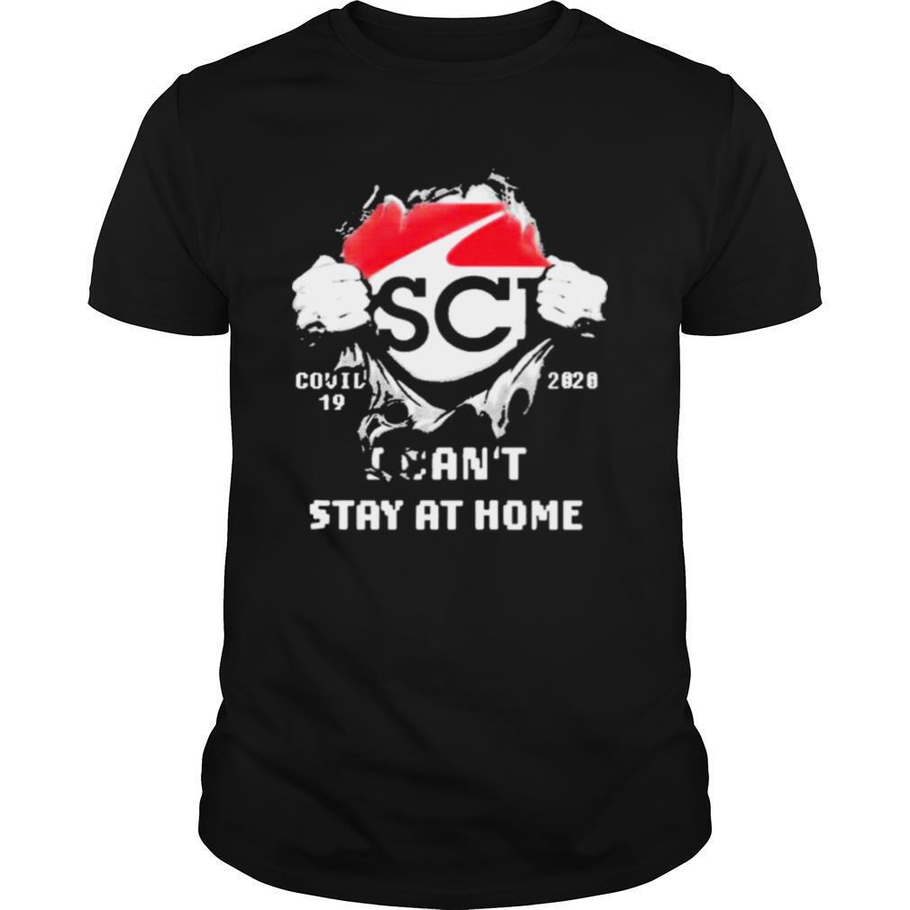 blood inside me sci electric covid 19 2020 i cant stay at home shirt
