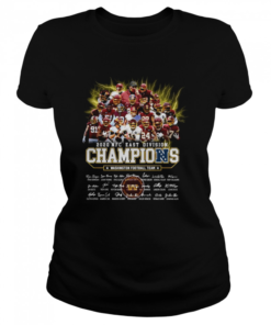 2020 Nfc East Division Champions Washington Football Team Signatures  Classic Women's T-shirt