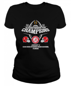 2021 Alabama Crimson Tide Champions January 11 Miami Gardens Florida  Classic Women's T-shirt