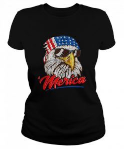 4th Of July Eagle Mullet American Flag merica  Classic Women's T-shirt