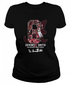 6 Devonta Smith 2020 Heisman Trophy WInner Signature  Classic Women's T-shirt