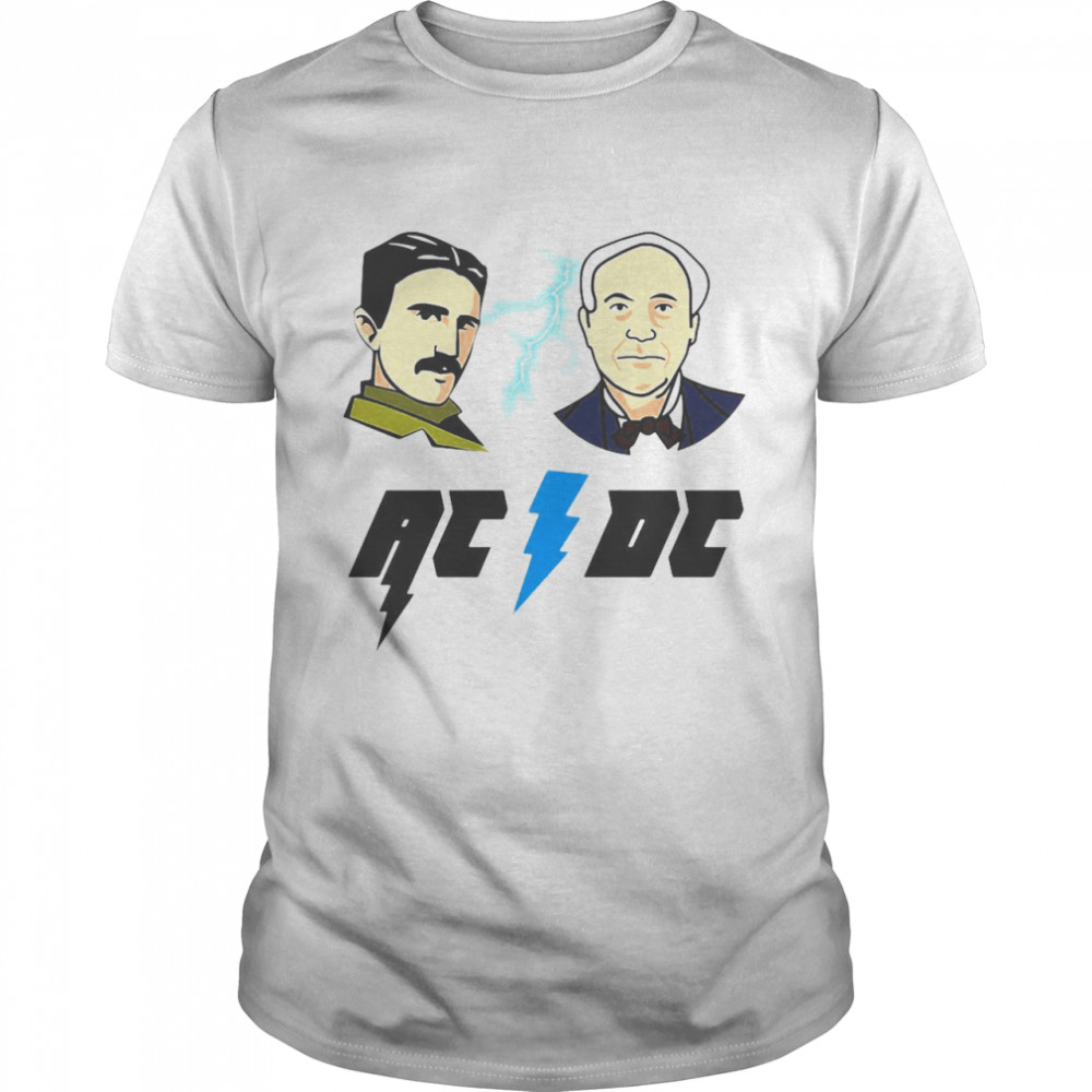 AC – DC – Tesla and Edison shirt