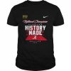 Alabama roll tide script a history made national champions locker room  Classic Men's T-shirt