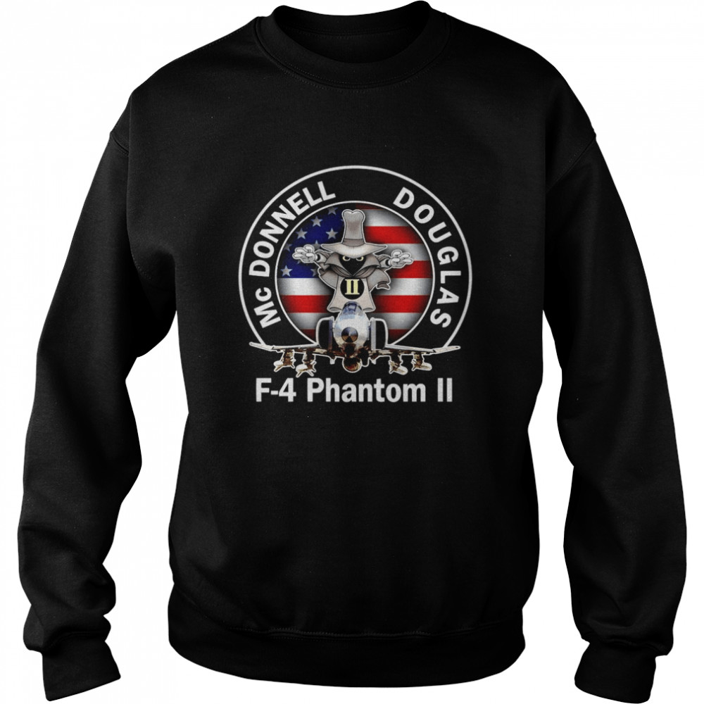 American Flag Mcdonnell Douglas-f 4 Phantom Unisex Sweatshirt