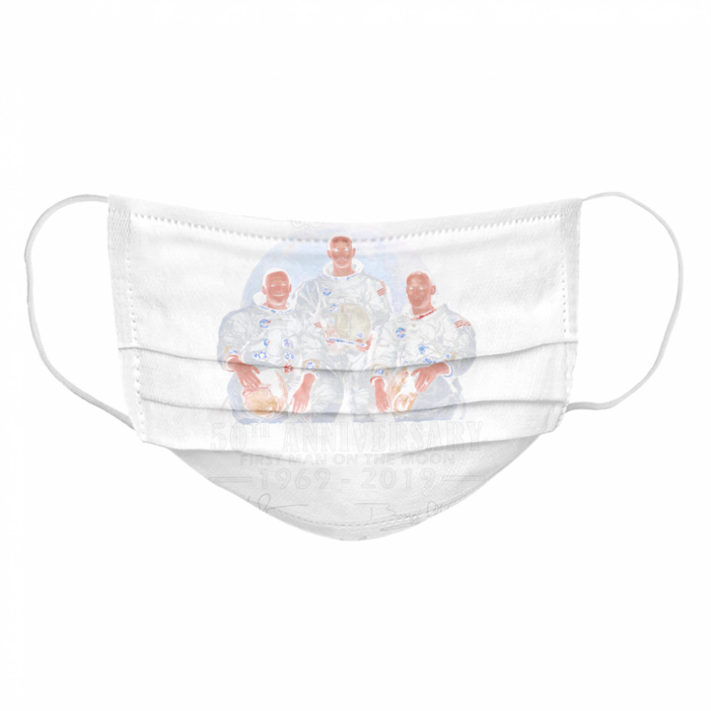 Apollo Next Giant Leap 52 Years Thank You For The Memories Signatures Cloth Face Mask