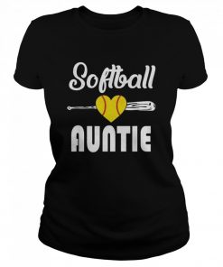Auntie Softball Mother’s Day  Classic Women's T-shirt