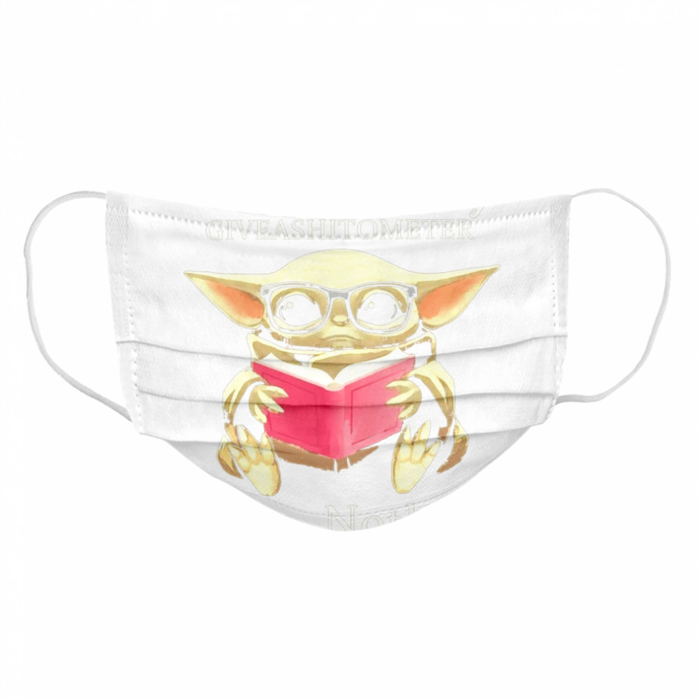 Baby Yoda Let Me Check My Giveashittometer Nope Nothing Cloth Face Mask