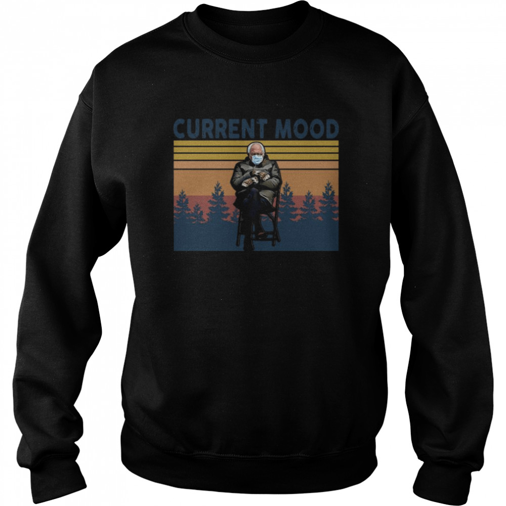 Bernie Sanders Current Mood vintage  Unisex Sweatshirt