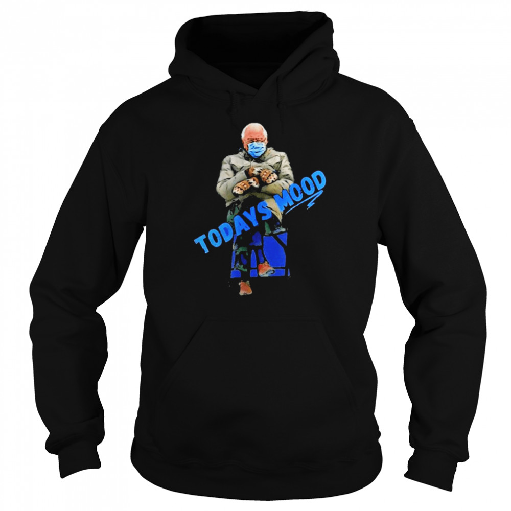 Bernie sanders mittens gloves bad today mood Unisex Hoodie