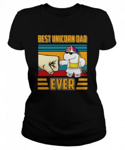 Best Unicorn Dad Ever Vintage  Classic Women's T-shirt