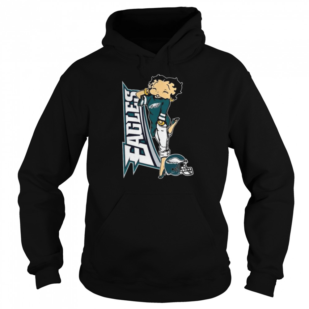 Betty Boop Philadelphia Eagles Football Unisex Hoodie