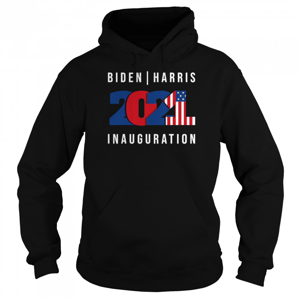 Biden Harris Inauguration 2021 Presidential American Flag Unisex Hoodie