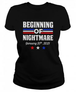 Biden not my president beginning of nightmare inauguration 2021  Classic Women's T-shirt