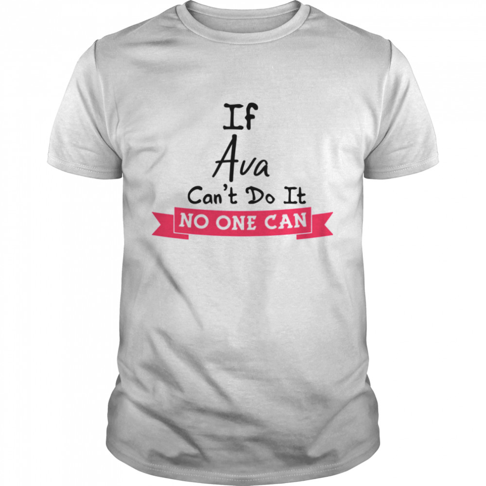 Birthday Idea Named Ava Girls Personalized Avas shirt