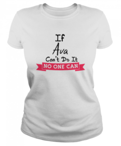 Birthday Idea Named Ava Girls Personalized Avas  Classic Women's T-shirt