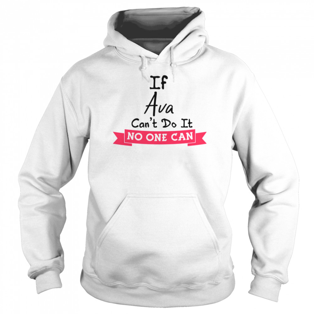 Birthday Idea Named Ava Girls Personalized Avas Unisex Hoodie
