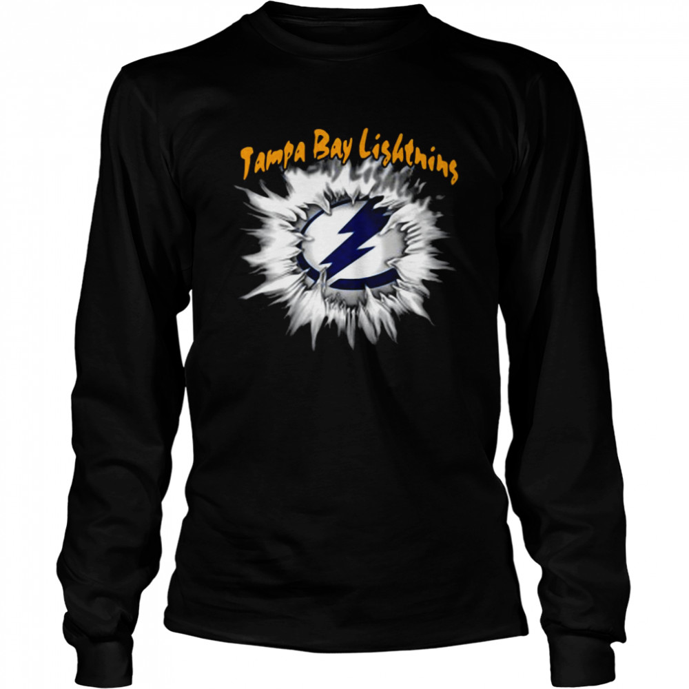 Blood inside Me Tampa Bay Lighting Long Sleeved T-shirt