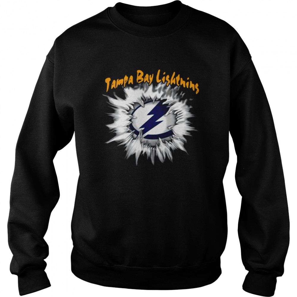 Blood inside Me Tampa Bay Lighting Unisex Sweatshirt