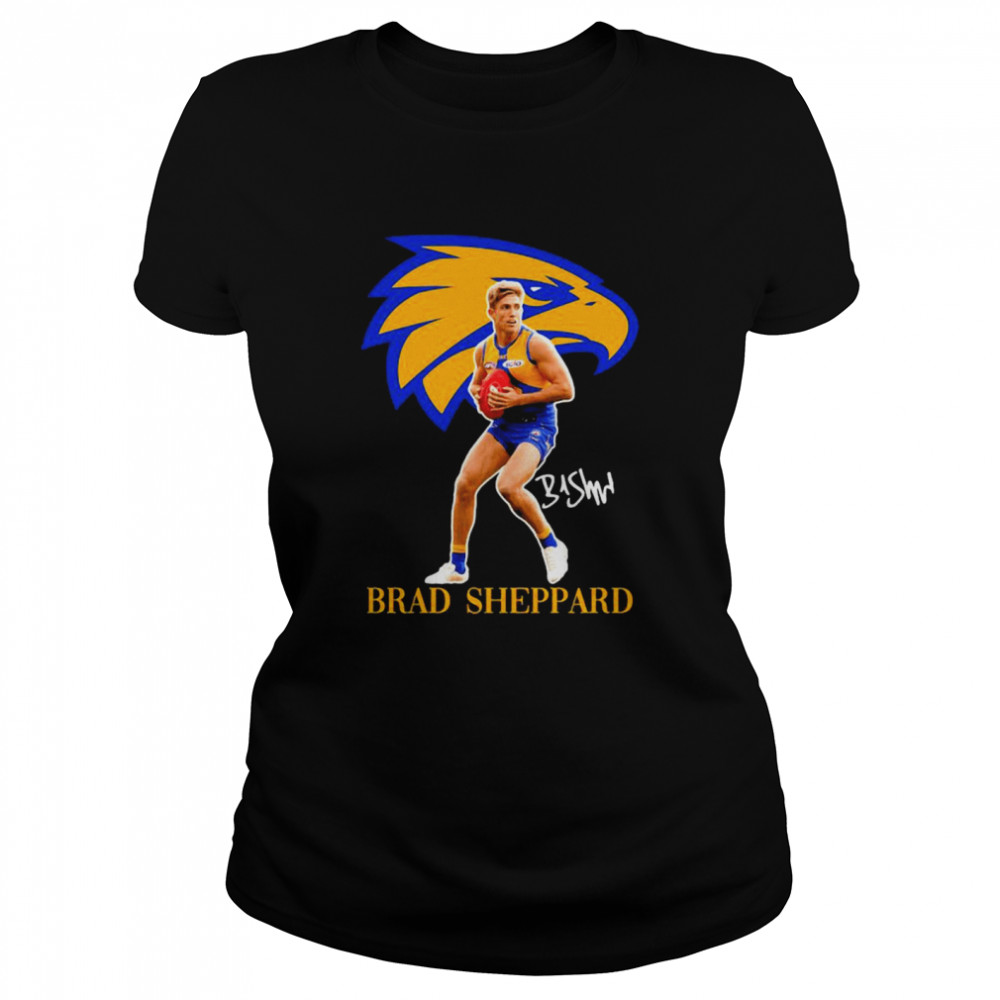 Brad Sheppard Player Of Team Philadelphia Eagles Football Signature Classic Women's T-shirt