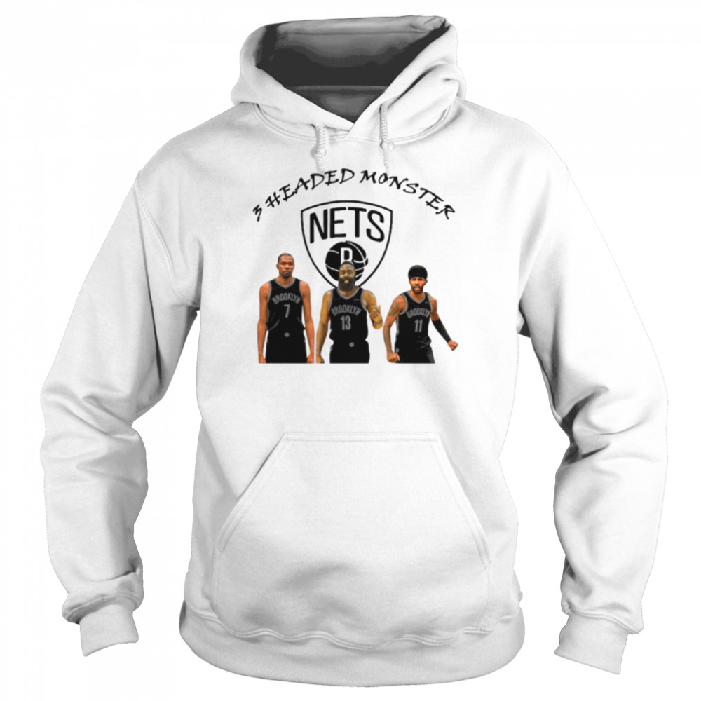 Brooklyn James Harden Houston 3 Headed Monster Nets  Unisex Hoodie