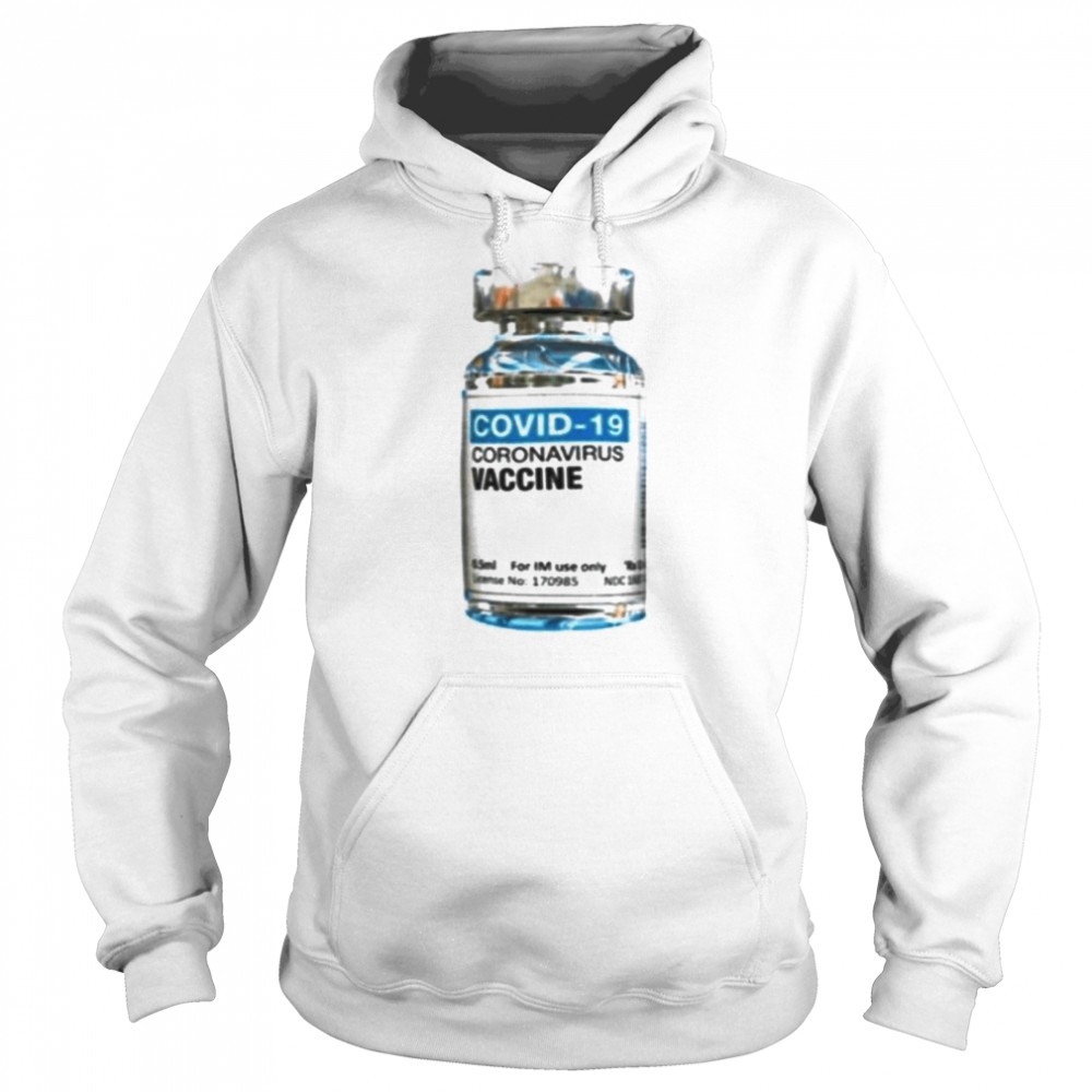 COVID-19 Coronavirus Vaccine bottle Unisex Hoodie