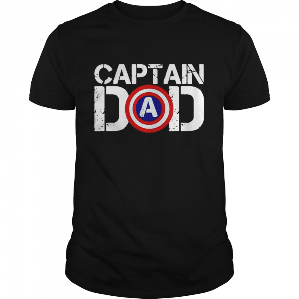 Captain America dad happy father’s day 2021 shirt