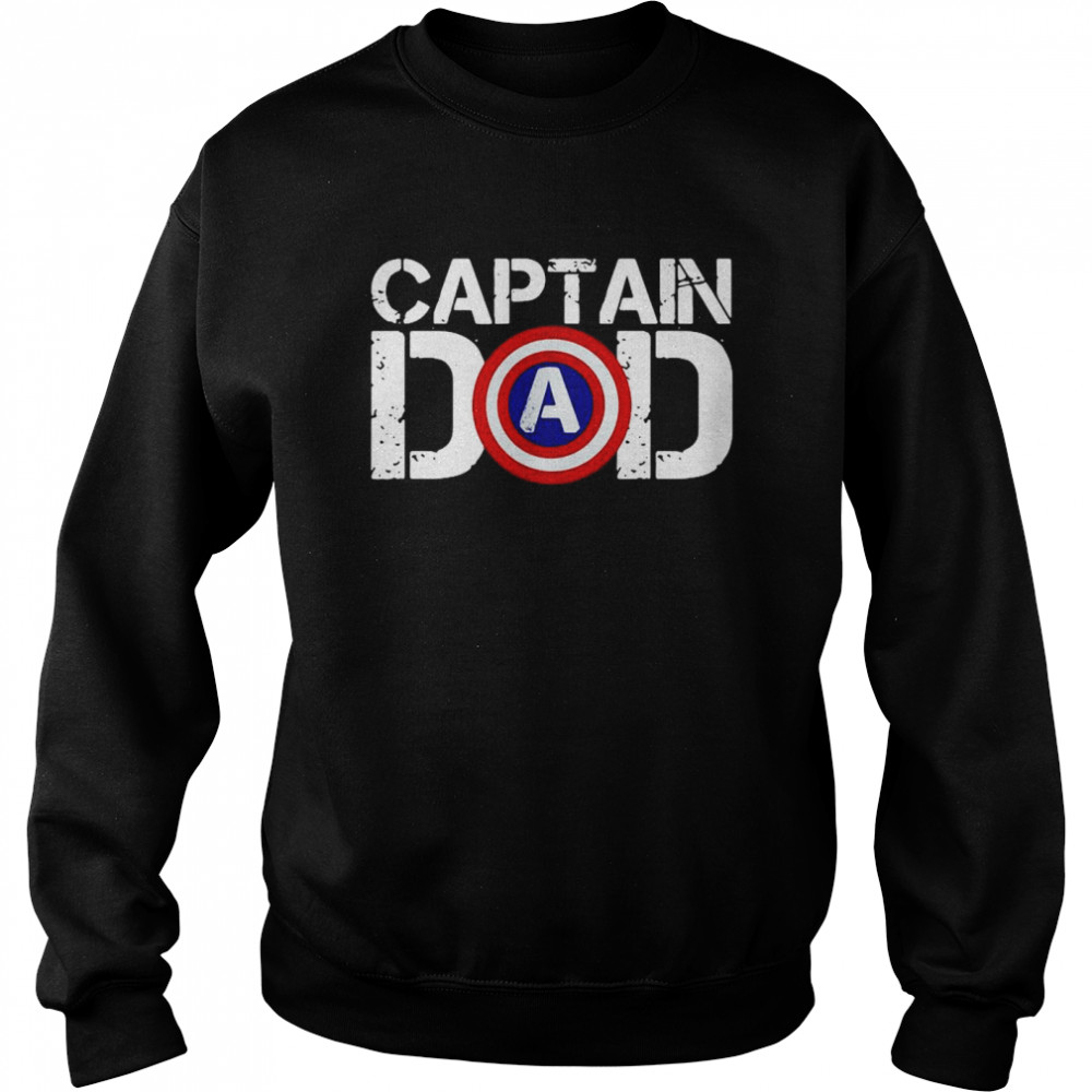 Captain America dad happy father’s day 2021 Unisex Sweatshirt