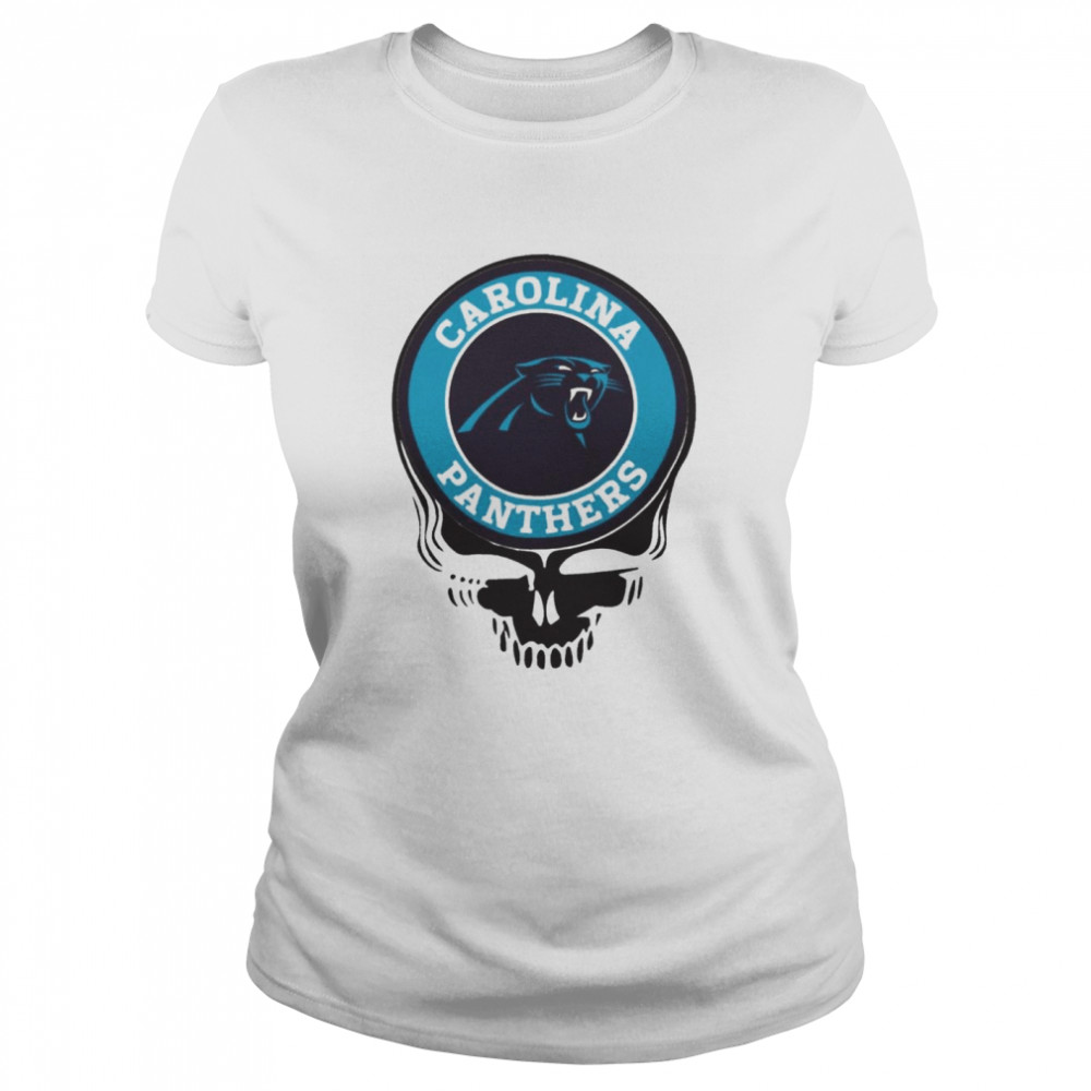 Carolina panthers football skull Classic Women's T-shirt