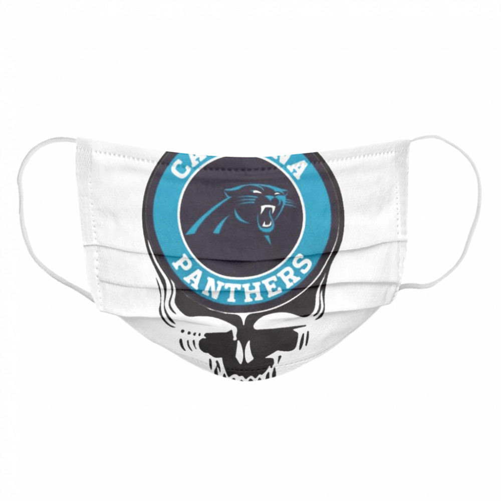 Carolina panthers football skull Cloth Face Mask