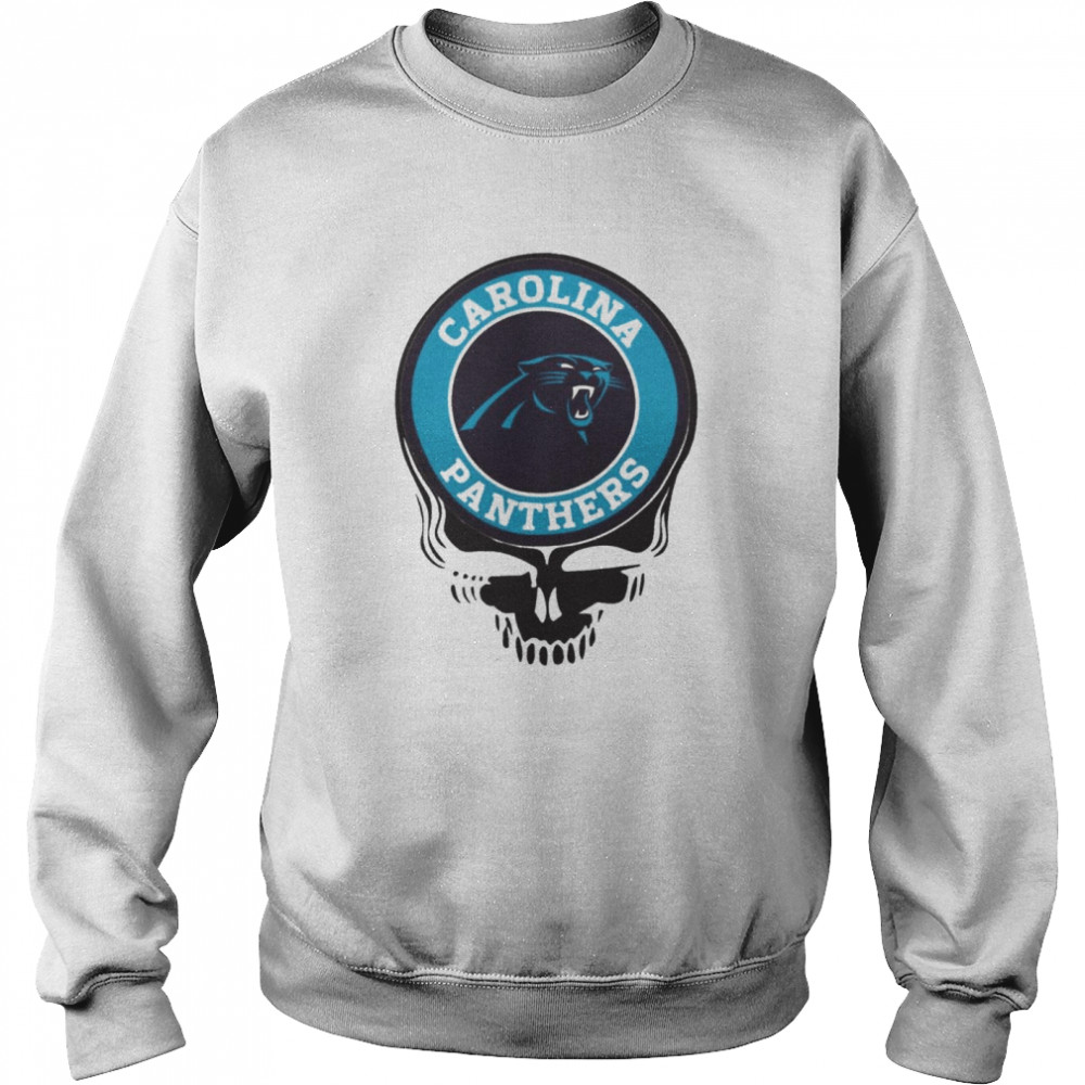 Carolina panthers football skull Unisex Sweatshirt