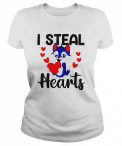 Cat I Steal Hearts  Classic Women's T-shirt