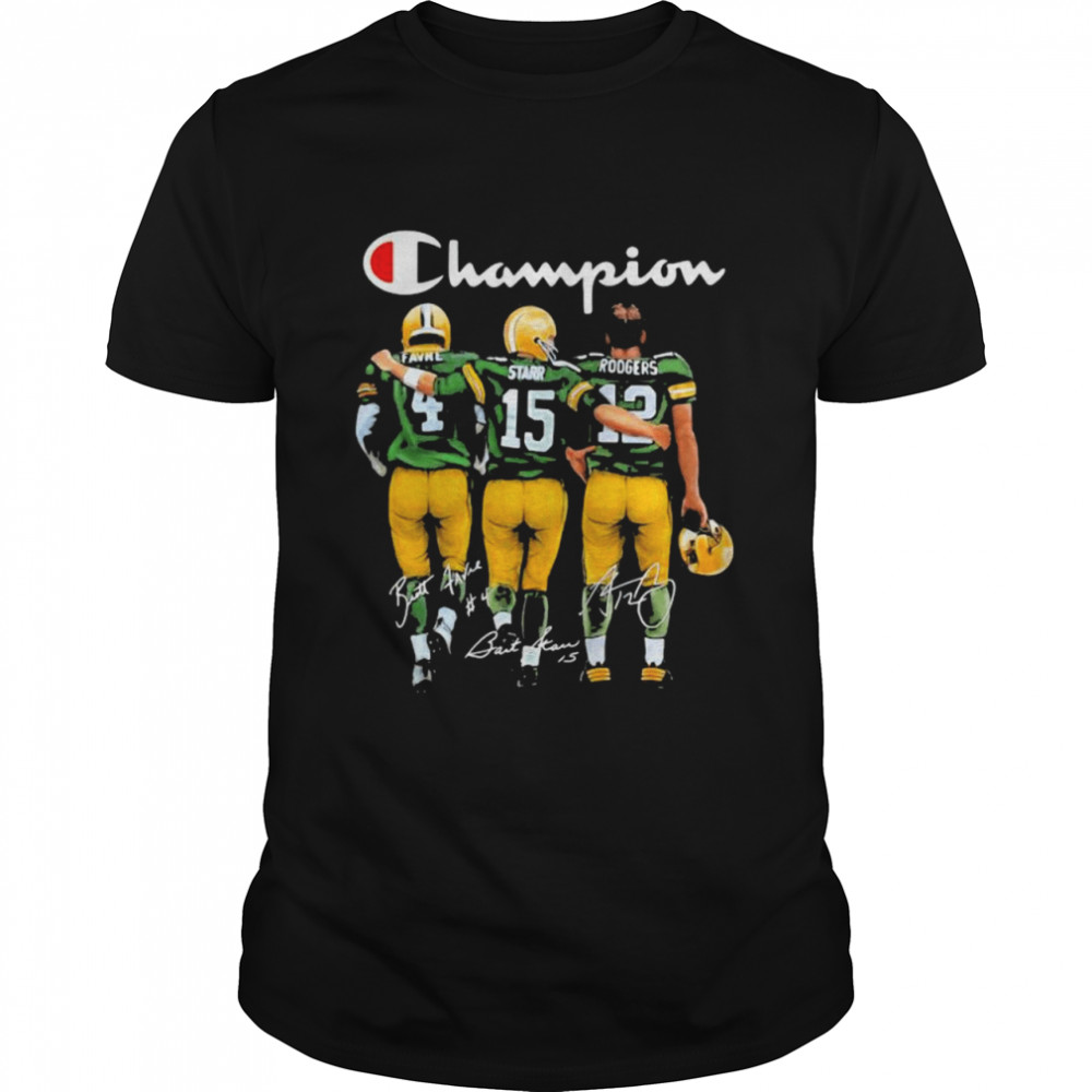 Champion Football Team Green Bay Packers Signature shirt