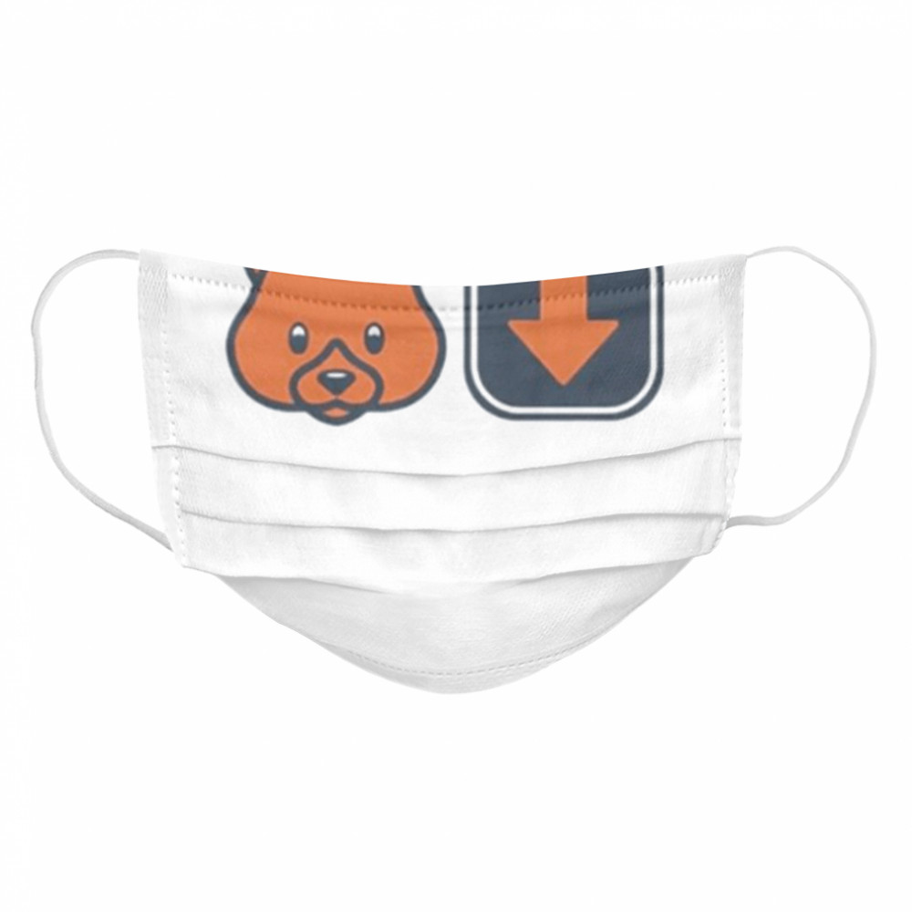 Chicago Bear down Cloth Face Mask