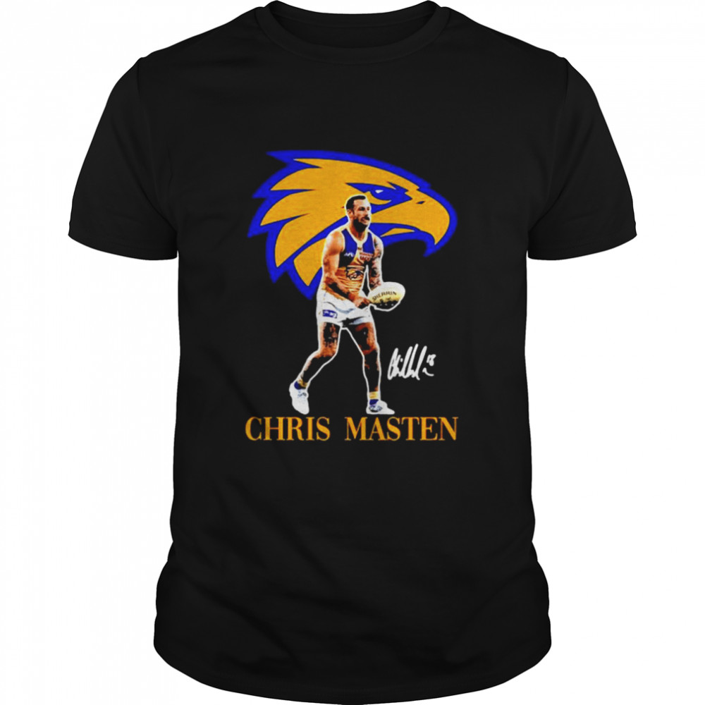 Chris masten player of team philadelphia eagles football signature shirt