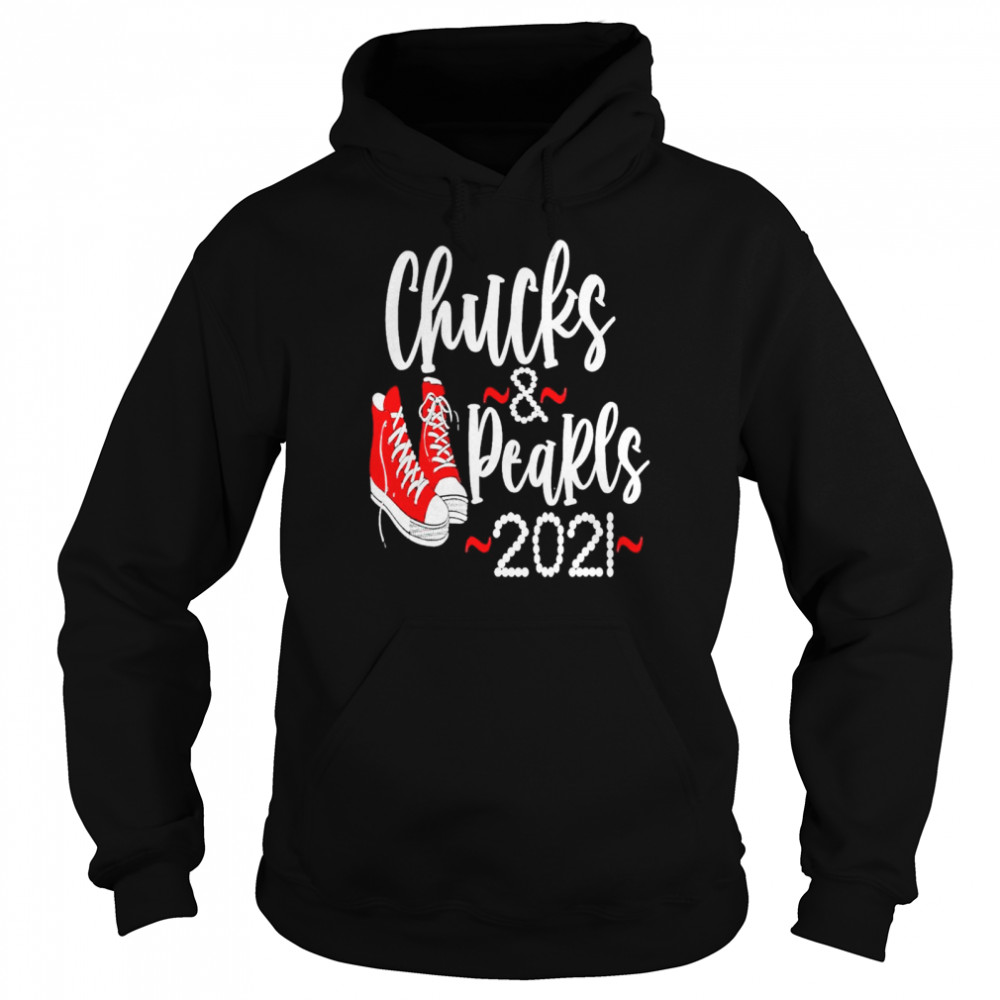 Chucks and Pearls 2021 Kamala Harris Unisex Hoodie