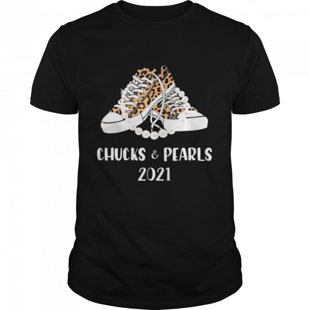 Chucks and Pearls 2021 Leopard T-Shirt 