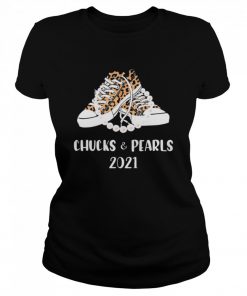 Chucks and Pearls 2021 Leopard  Classic Women's T-shirt