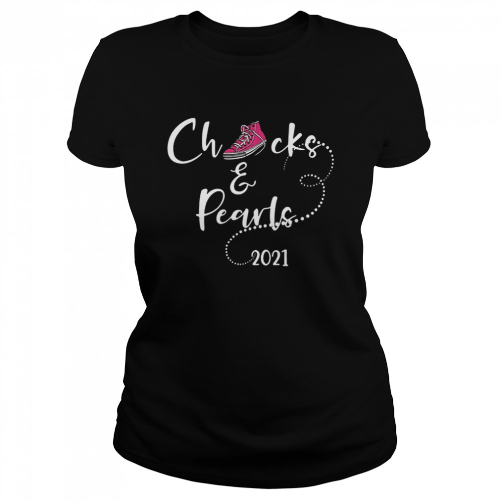 Chucks and Pearls 2021 Shoes Classic Women's T-shirt