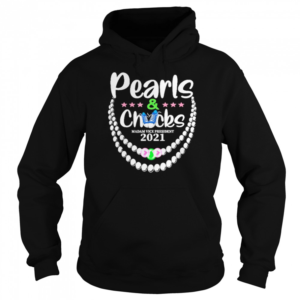 Chucks and pearls kamala harris vp inauguration 2021 Unisex Hoodie