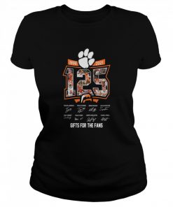 Clemson Tigers 125 years of 1896 2021 gifts for the fans signatures  Classic Women's T-shirt