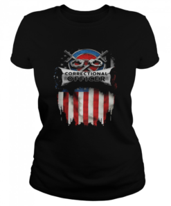 Correctional Officer Logo American Flag  Classic Women's T-shirt